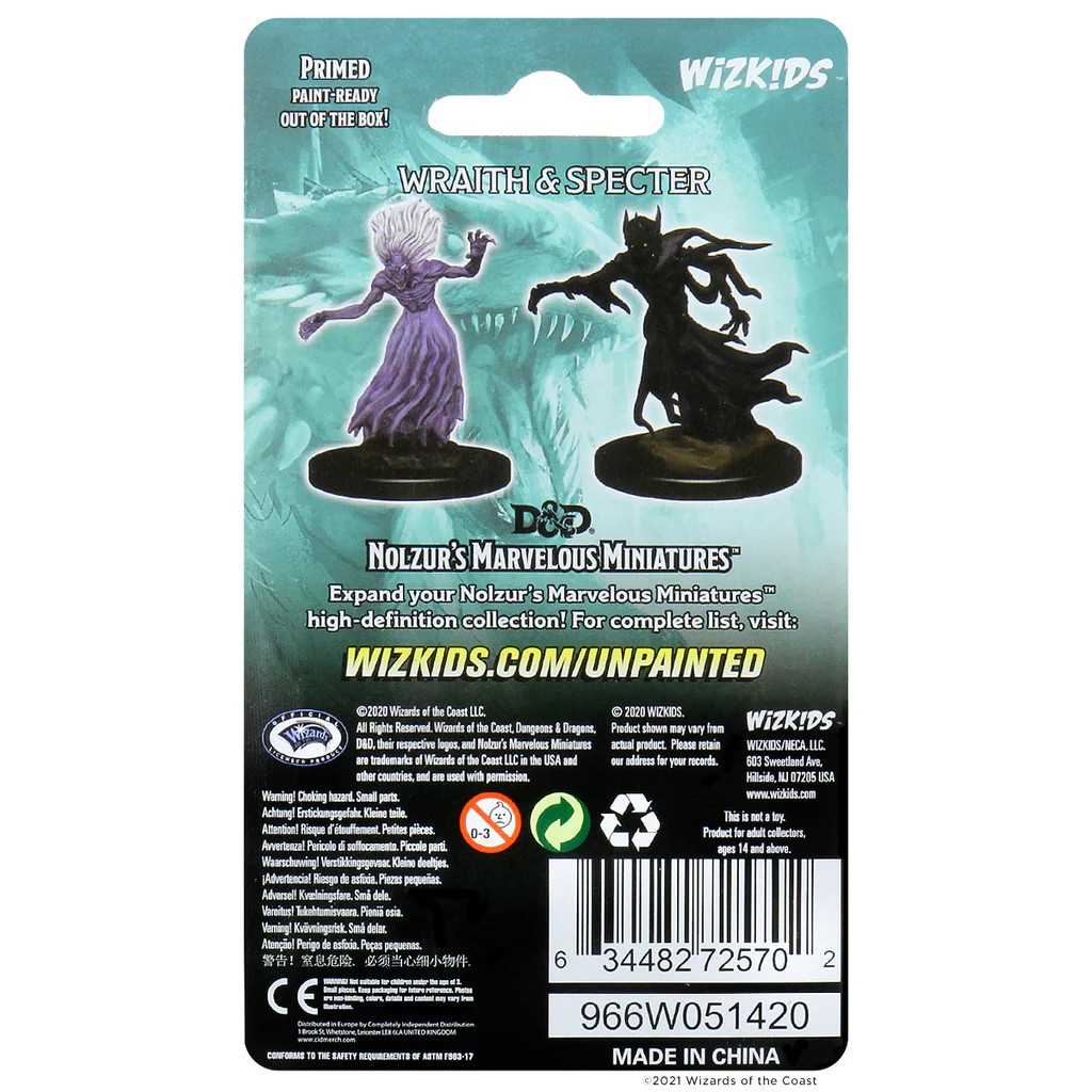 D&D Nolzur’s Marvelous Miniatures: Wraith and Specter