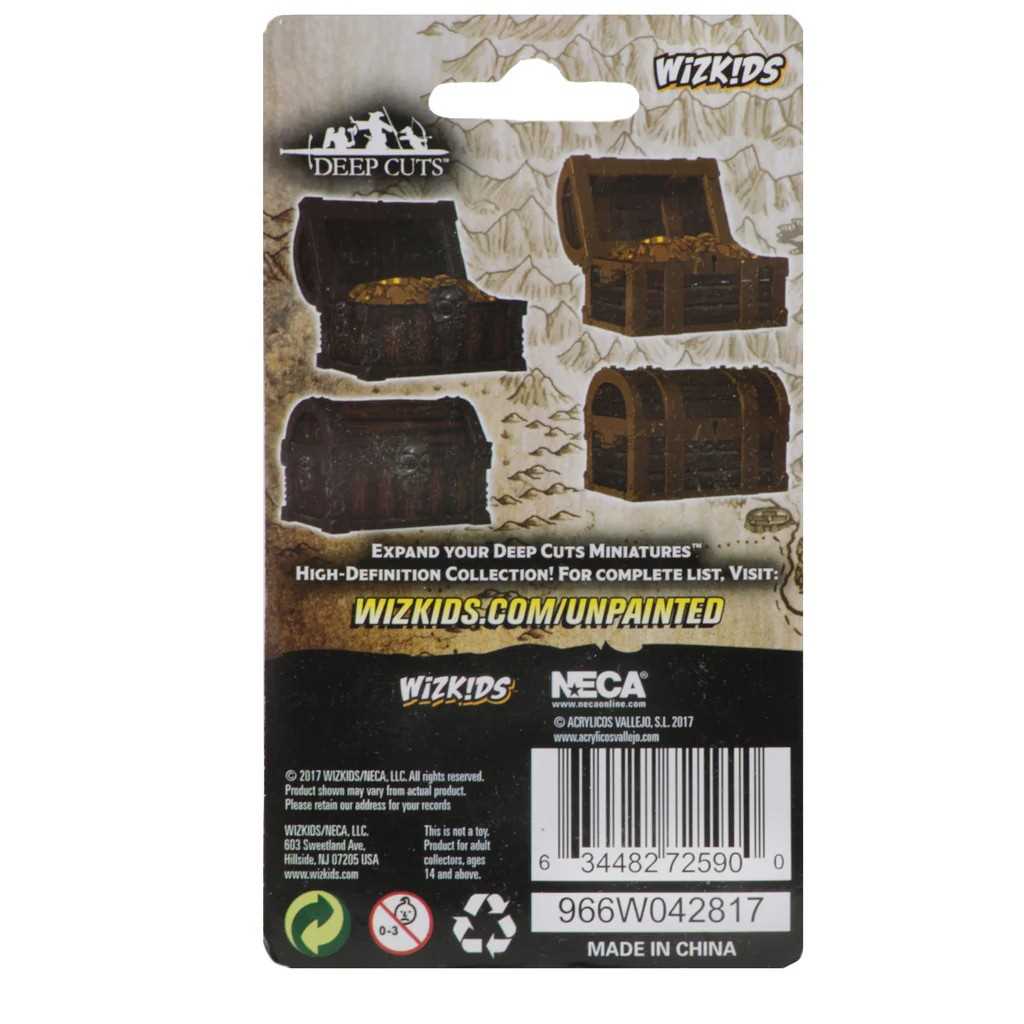 WizKids Deep Cuts Unpainted Miniatures: Chests