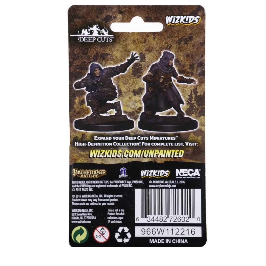 Pathfinder Deep Cuts Unpainted Human Male Rogue Miniatures