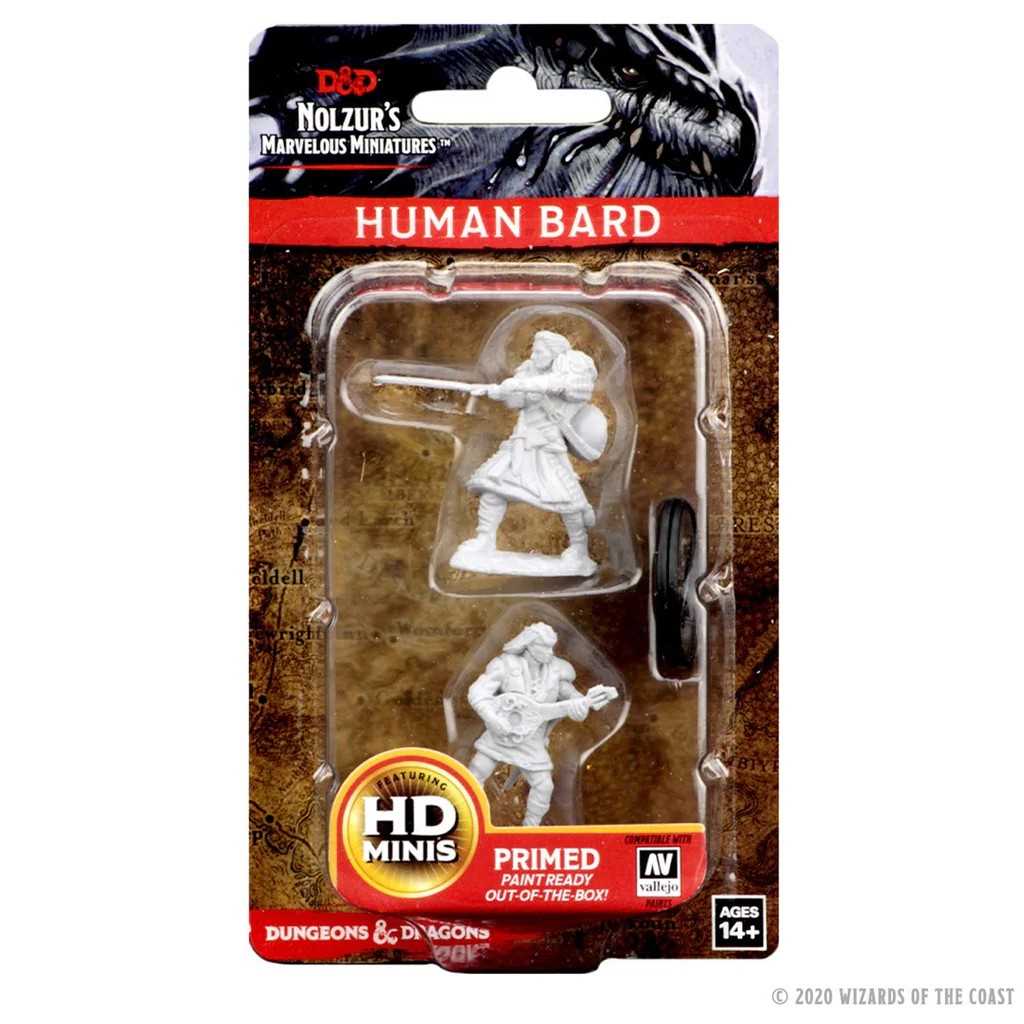 D&D Nolzur's Marvelous Miniatures: Human Male Bard (W4)