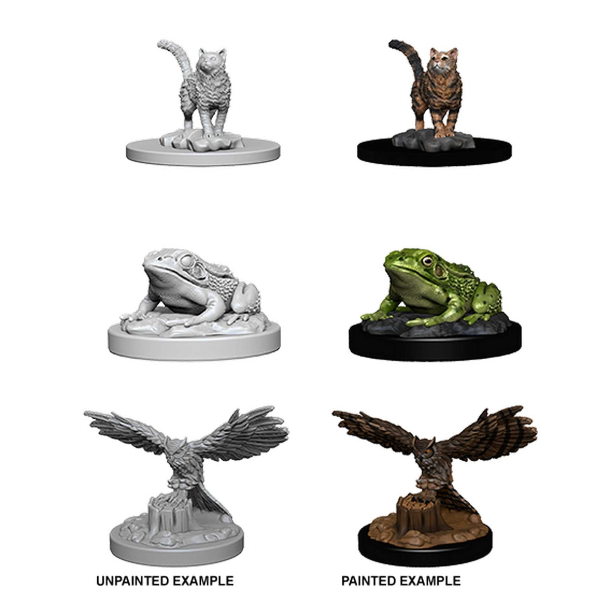 WizKids Pathfinder Deep Cuts Familiars Unpainted Miniatures – Wave 4