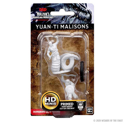 Dungeons & Dragons Yuan-Ti Malisons Unpainted Miniatures