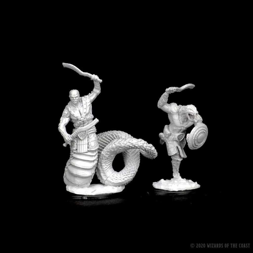 Dungeons & Dragons Yuan-Ti Malisons Unpainted Miniatures