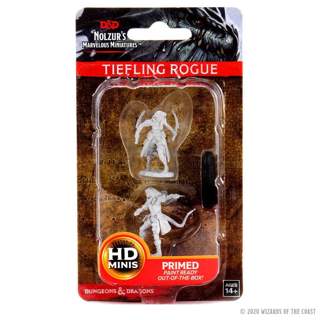 D&D Nolzur’s Marvelous Miniatures: Tiefling Female Rogue