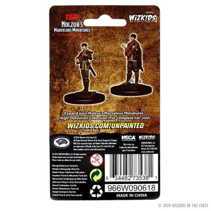 Dungeons & Dragons Female Half-Elf Bard Unpainted Miniatures