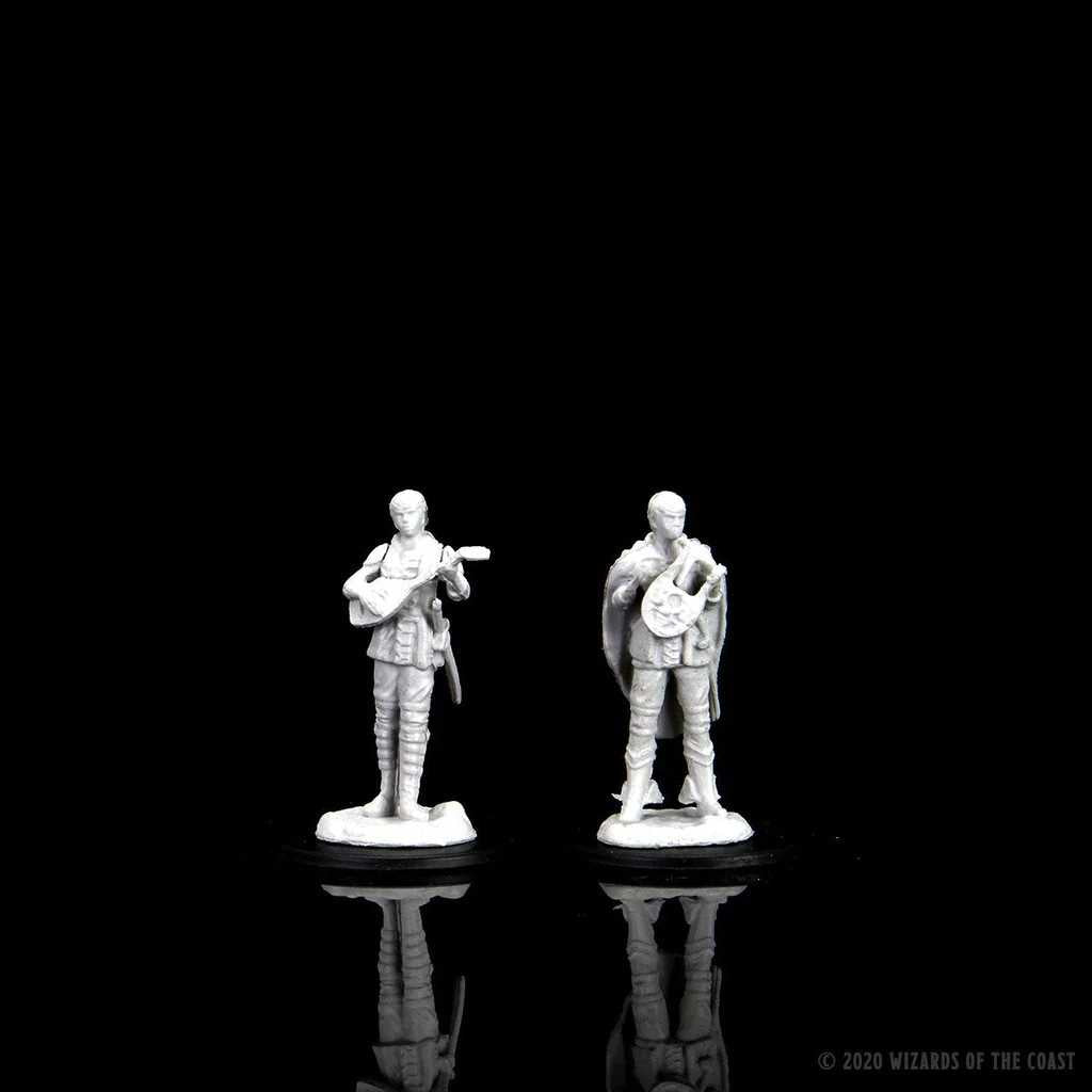 Dungeons & Dragons Female Half-Elf Bard Unpainted Miniatures