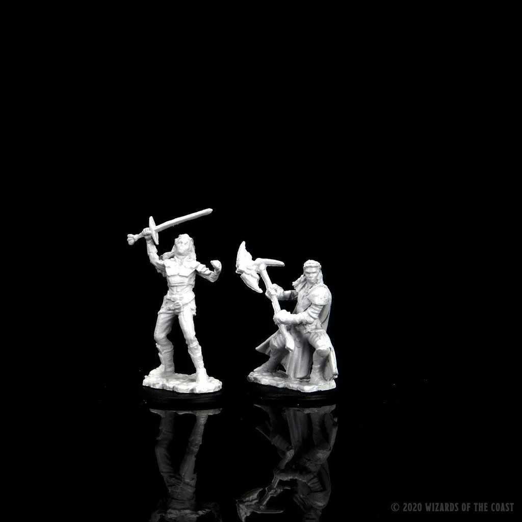 D&D Nolzur's Marvelous Unpainted Miniatures: Female Half-Orc Fighter