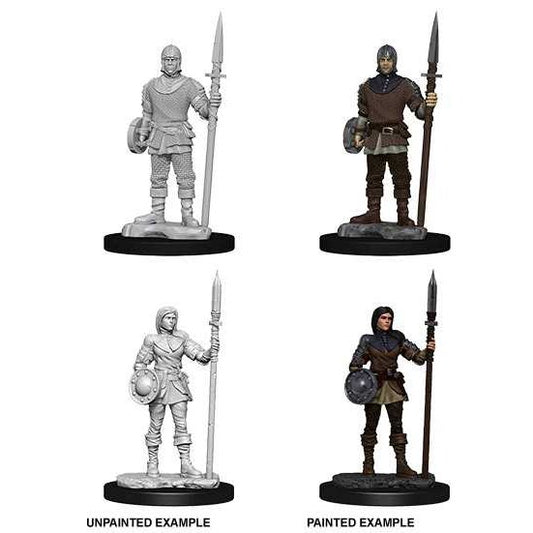 WizKids Deep Cuts Unpainted Miniatures: Guards