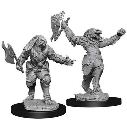 Female Dragonborn Fighter D&D Nolzur's Marvelous Unpainted Miniatures