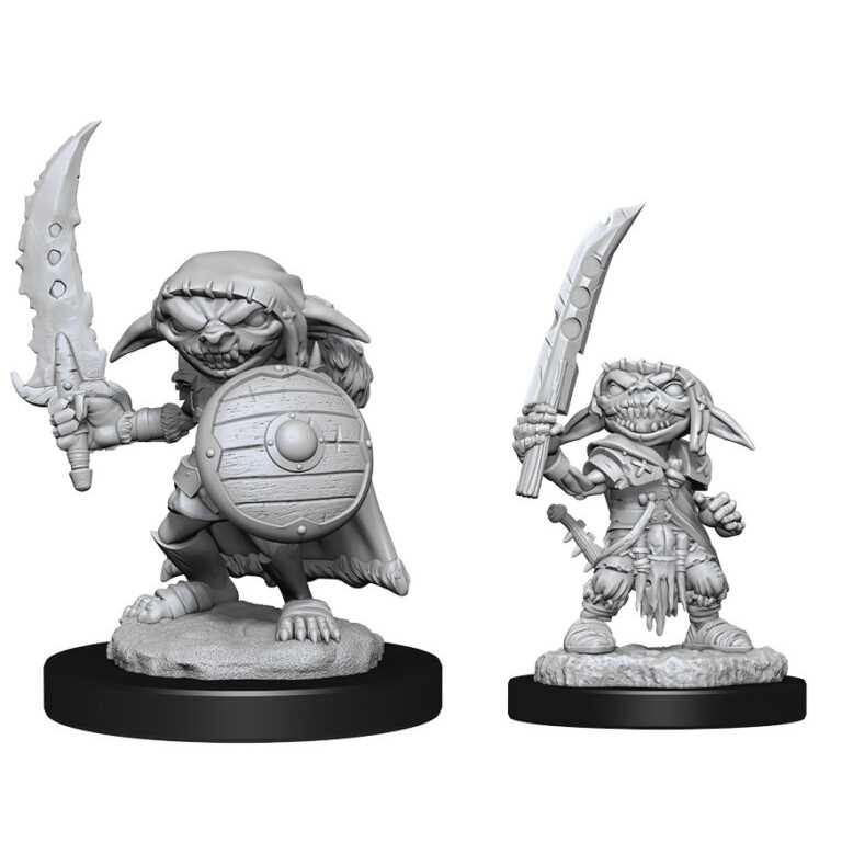 Pathfinder Battles Deep Cuts Goblin Fighter Male Unpainted Miniature
