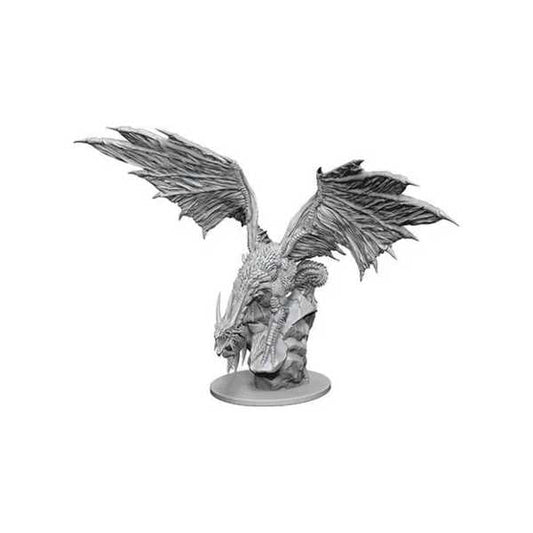 Pathfinder Battles Deep Cuts Silver Dragon Unpainted Miniature
