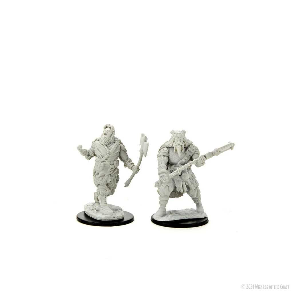 D&D Nolzur's Marvelous Miniatures: Human Barbarian Male (W14)