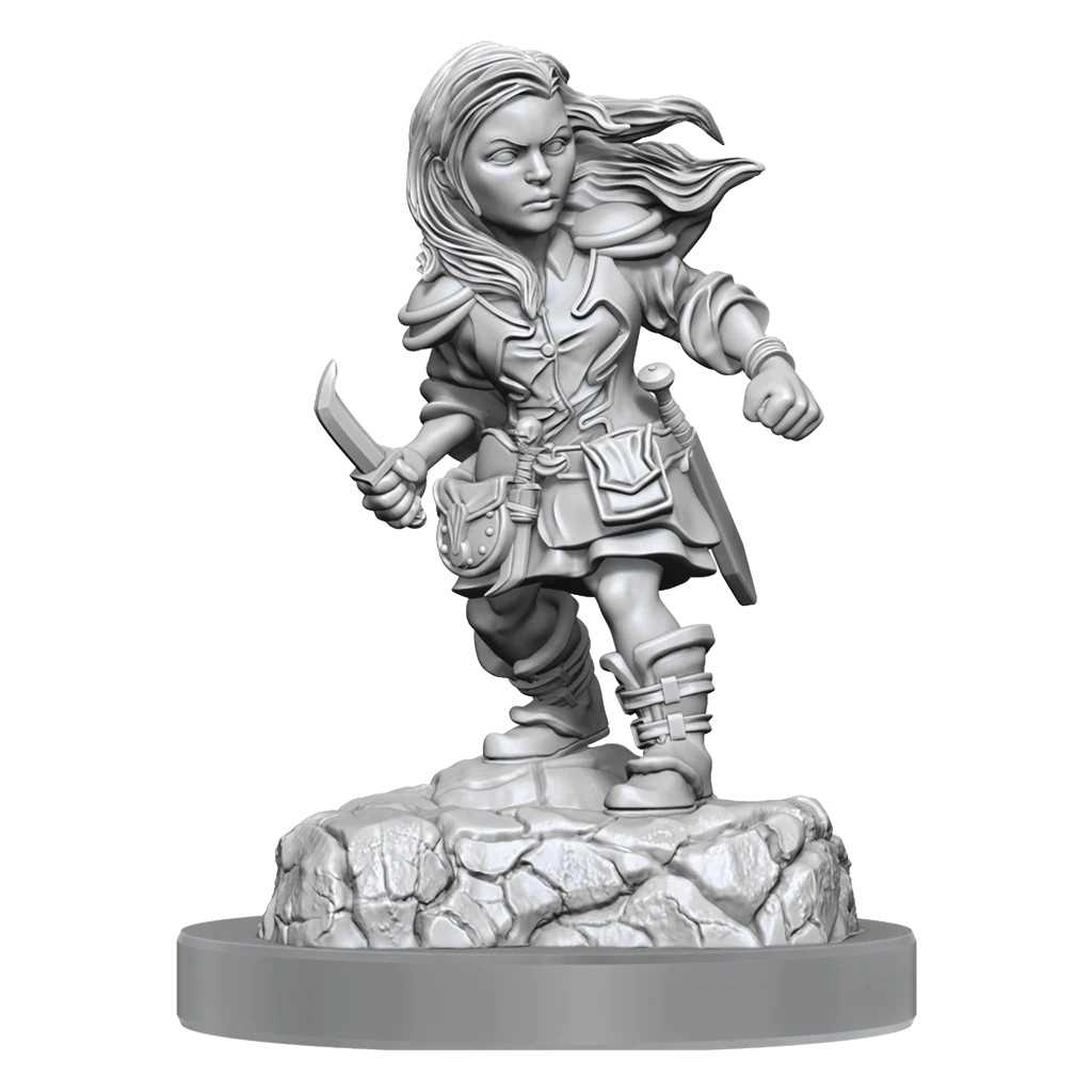 D&D Nolzur’s Marvelous Miniatures: Halfling Rogue Female