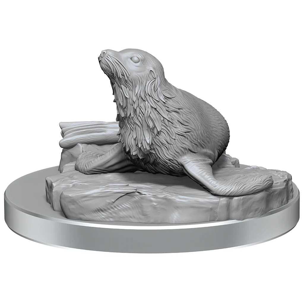 Dungeons & Dragons Nolzur's Marvelous Miniatures Locathah & Seal