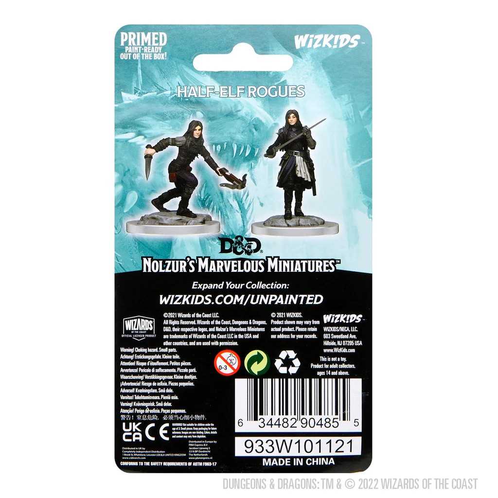 D&D Nolzur's Marvelous Miniatures Half-Elf Rogue Female