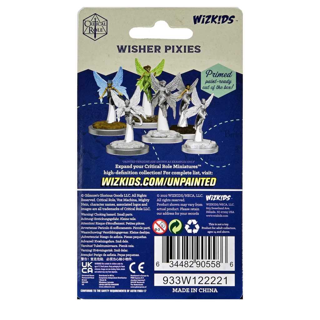 Critical Role Wisher Pixies Unpainted Miniatures