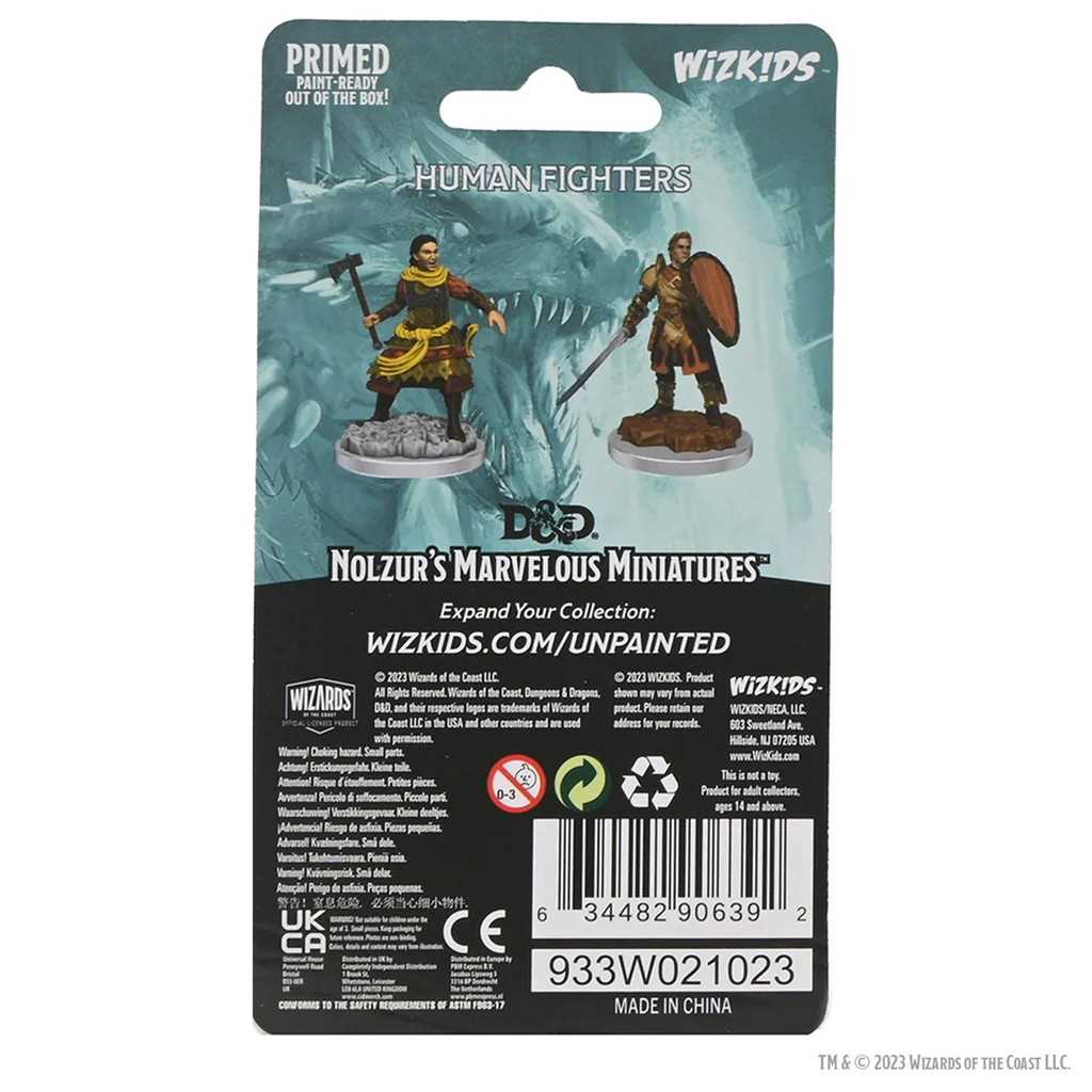 D&D Nolzur's Marvelous Miniatures: Human Fighters