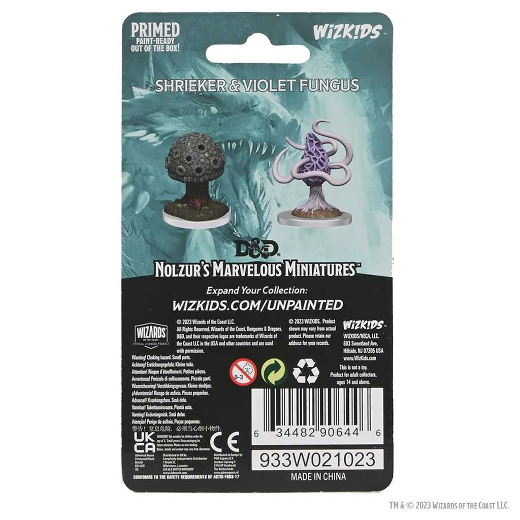 D&D Nolzur's Marvelous Miniatures: Shrieker & Violet Fungus