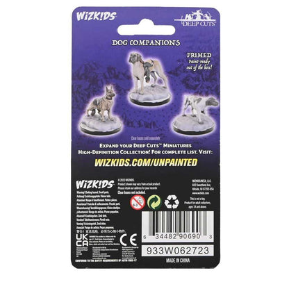 WizKids Deep Cuts: Dog Companions Unpainted Miniatures