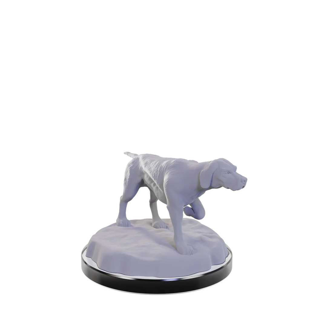 WizKids Deep Cuts: Dog Companions Unpainted Miniatures