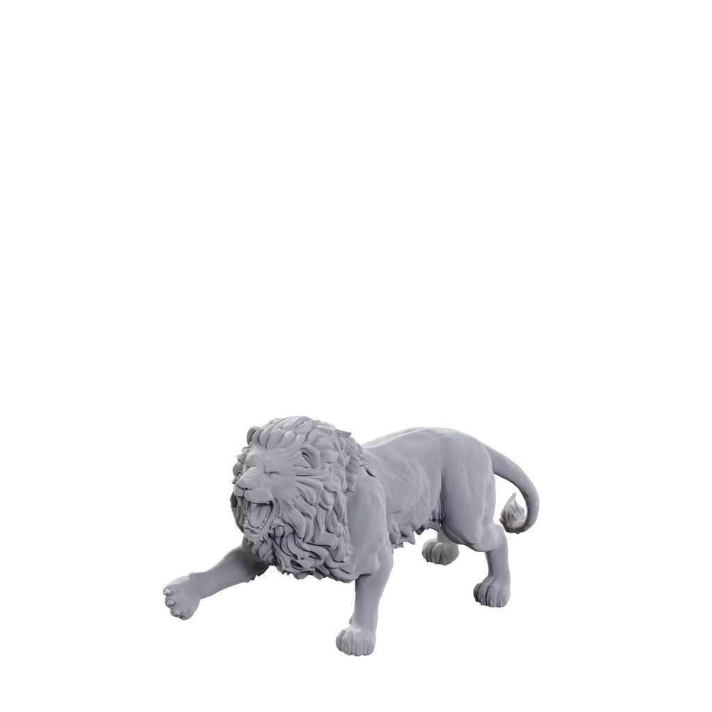 WizKids Deep Cuts: Stone Lion/Animated Stone Lion