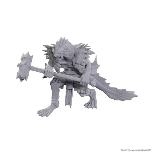 D&D Nolzur’s Marvelous Unpainted Miniatures: Sahuagin Coral Smasher