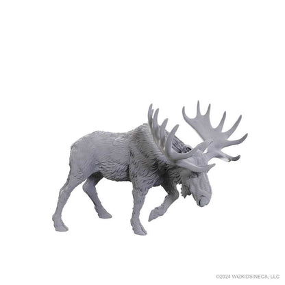 WizKids Deep Cuts Bull Moose Unpainted Miniature