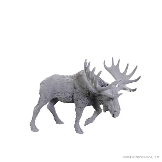WizKids Deep Cuts Bull Moose Unpainted Miniature