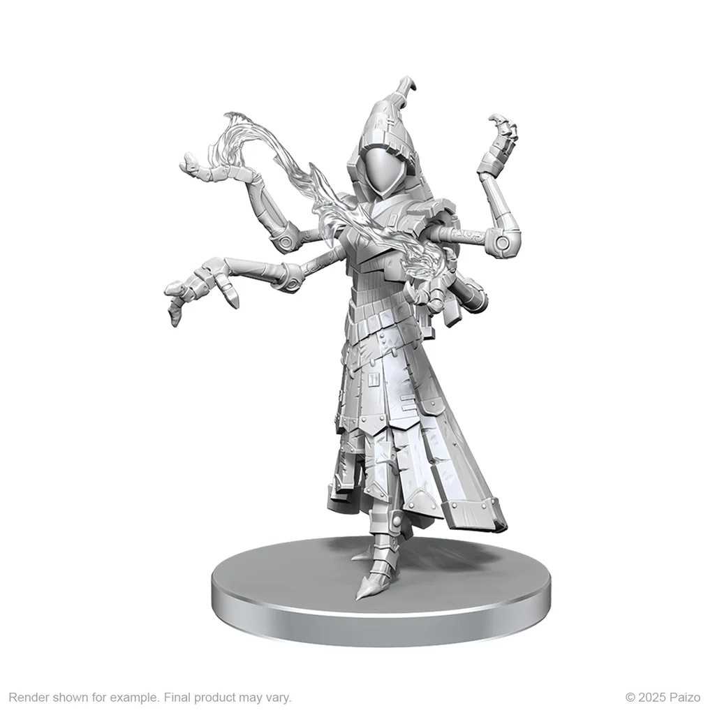 Pathfinder Battles Deep Cuts Unpainted Miniatures: Clockwork Mage