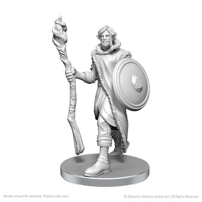 Critical Role Unpainted Miniatures: Mollymauk Tealeaf & Caduceus Clay