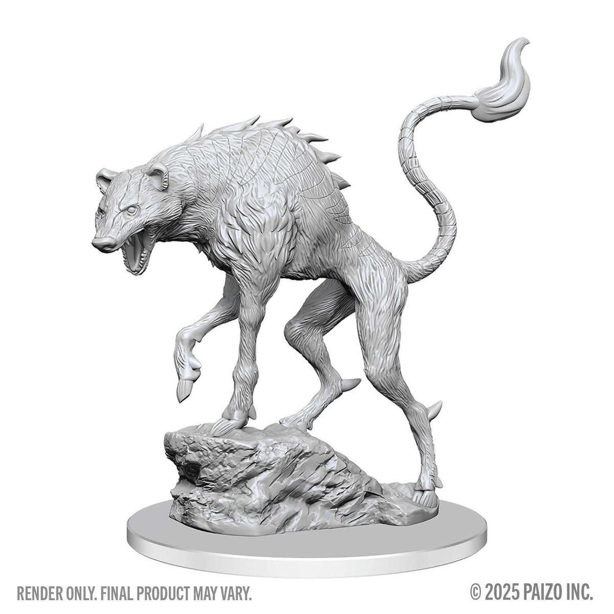 Pathfinder Battles Deep Cuts Leucrotta Unpainted Miniature