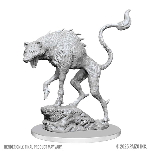 Pathfinder Battles Deep Cuts Leucrotta Unpainted Miniature