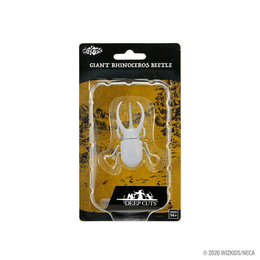 WizKids Deep Cuts Giant Rhinoceros Beetle Unpainted Miniature