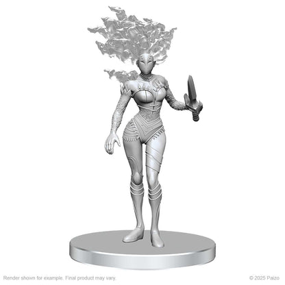 Pathfinder Battles Deep Cuts Gargoyle & Shae Unpainted Miniatures