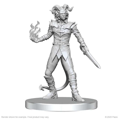 Pathfinder Battles Deep Cuts Unpainted Miniatures: Vordine (Infantry Devil) & Pitborn Rogue