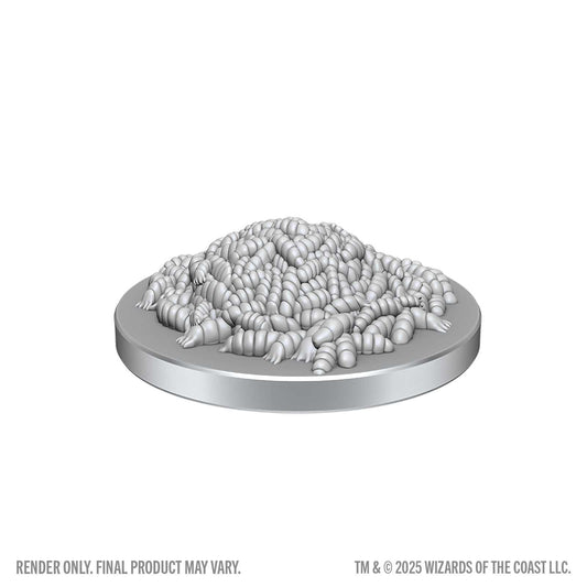 D&D Nolzur’s Marvelous Miniatures Swarm of Rot Grubs & Rot Grub Victim