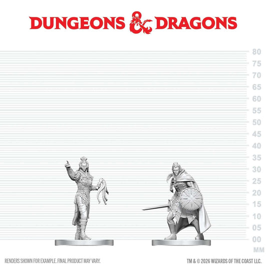 D&D Nolzur’s Marvelous Miniatures Drow Elite Warrior & Drow Priestess of Lolth