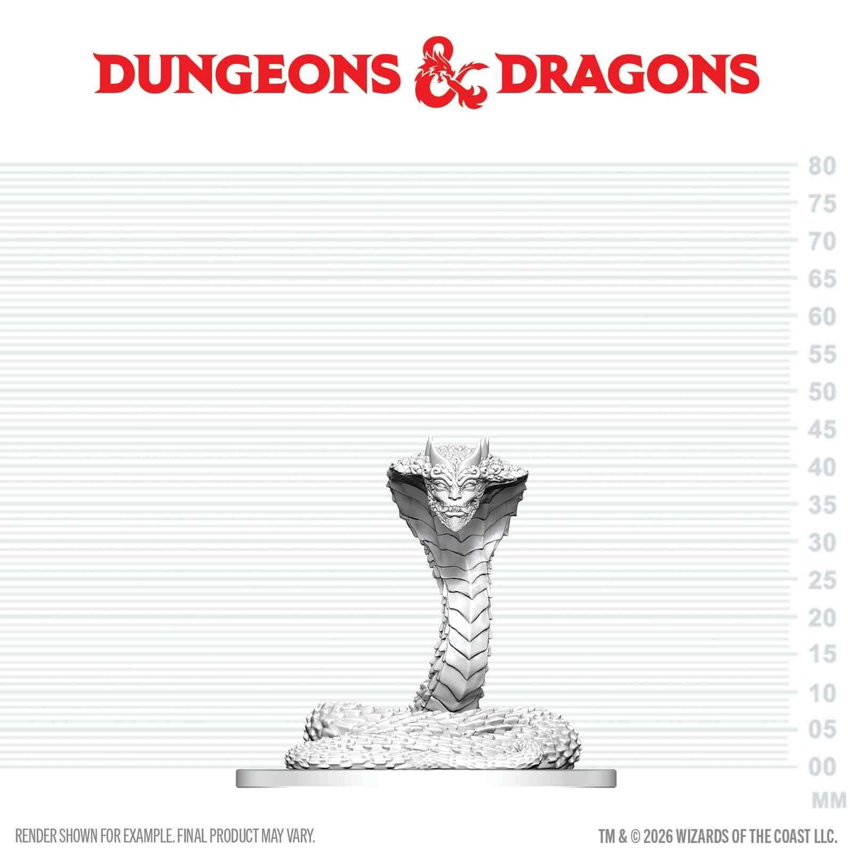 D&D Nolzur's Marvelous Unpainted Miniatures: Guardian Naga (W29)