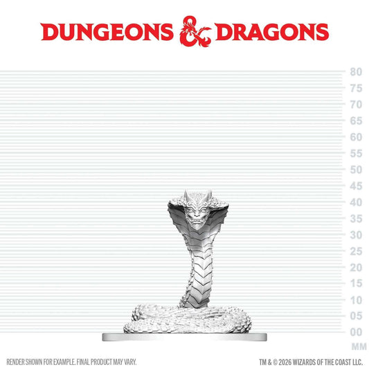 D&D Nolzur's Marvelous Unpainted Miniatures: Guardian Naga (W29)