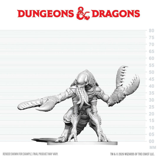 Dungeons & Dragons Chuul Unpainted Miniatures