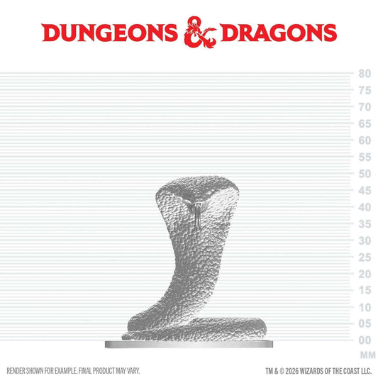 Dungeons & Dragons Polar Serpent Unpainted Miniature