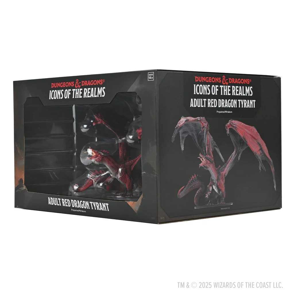 D&D Icons of the Realms Adult Red Dragon Tyrant