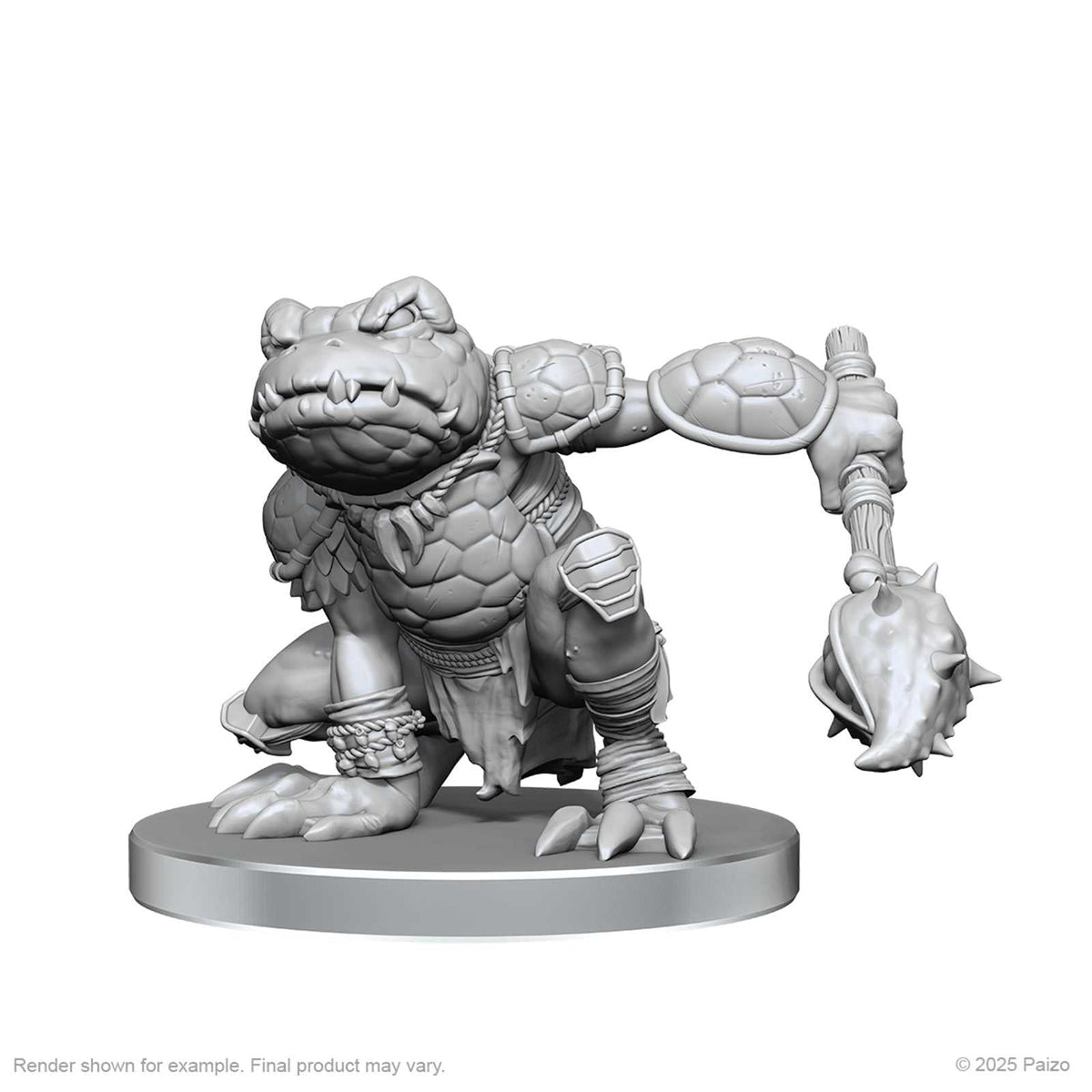 Pathfinder Deep Cuts Unpainted Miniatures: Boggard Scout & Castoroides (W26)