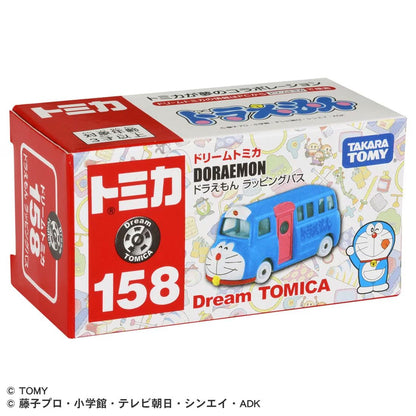 Dream TOMICA No. 158 Doraemon Wrapping Bus – X186359b
