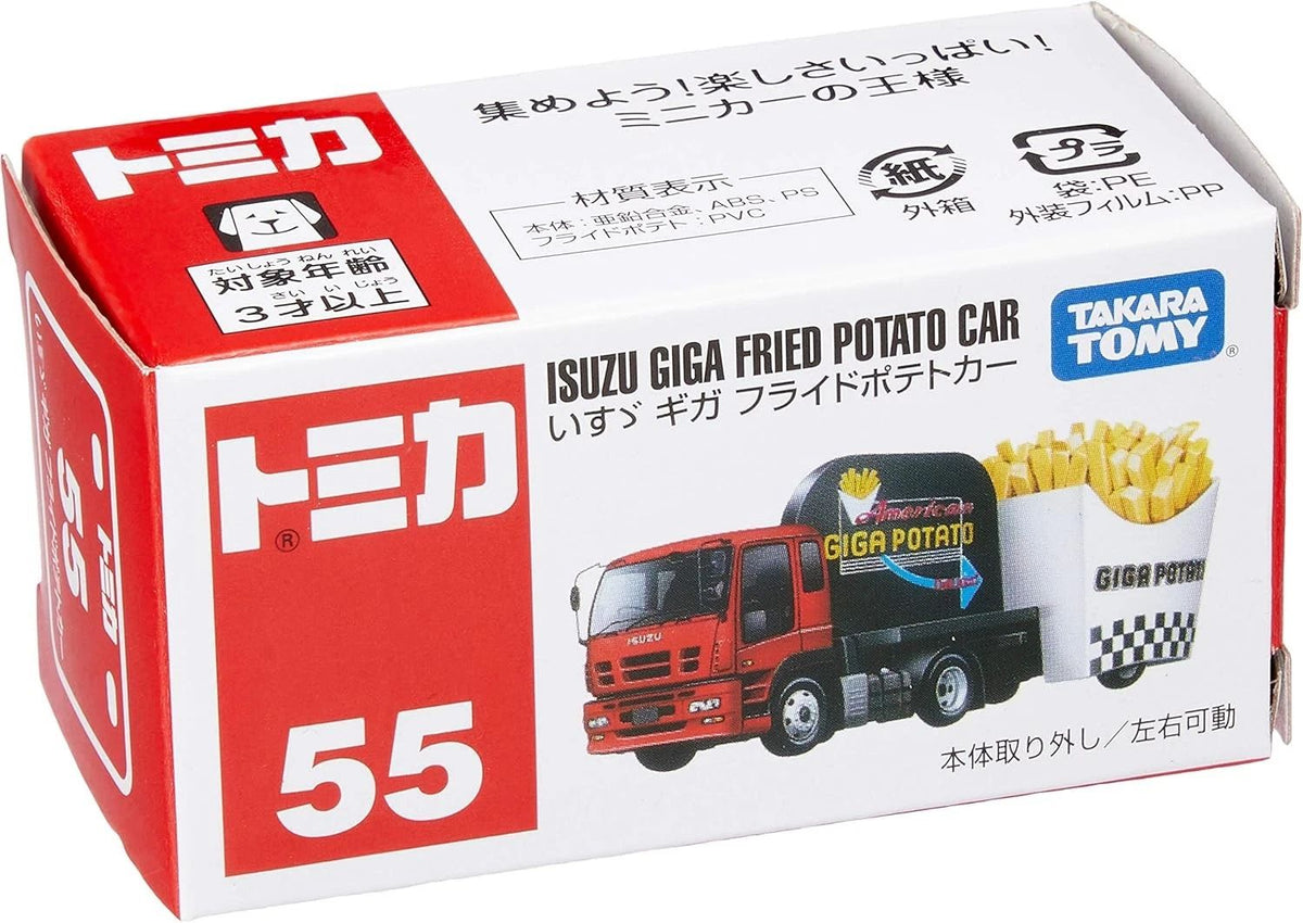 TOMICA No.55 Isuzu Giga Fried Potato Car – X824626b
