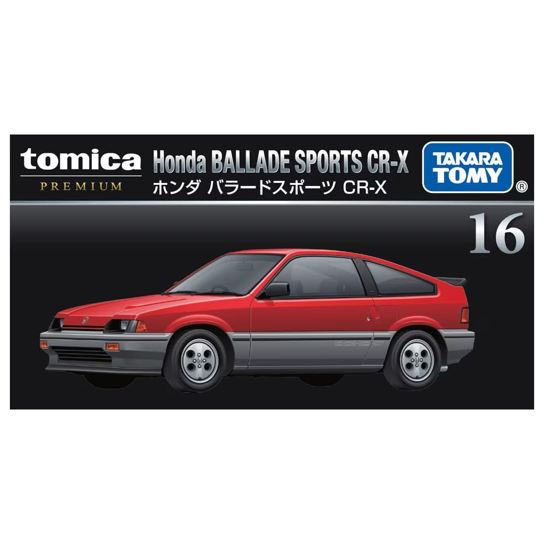 Tomica Premium No. 16 Honda Ballade Sports CR-X – X936435d