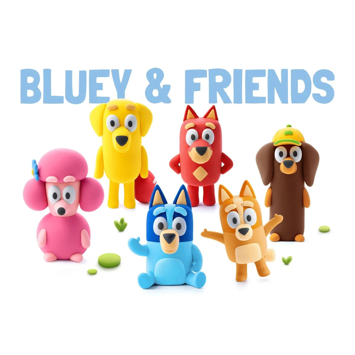 Hey Clay Bluey & Friends 15-Can Air-Dry Clay Set