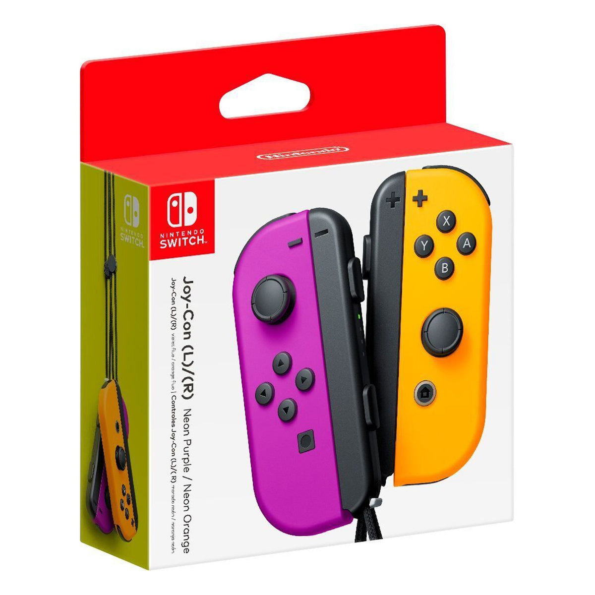 Nintendo Switch Joy-Con Pair - Neon Purple/Neon Orange