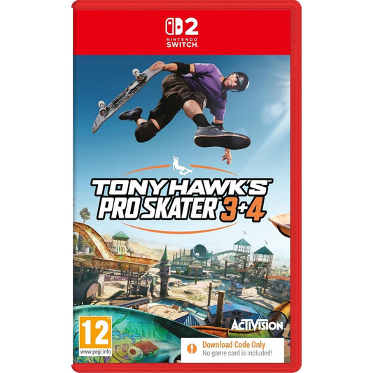 Tony Hawks Pro Skater 3 and 4 - Nintendo Switch 2 (Code in A box) 0196388600618