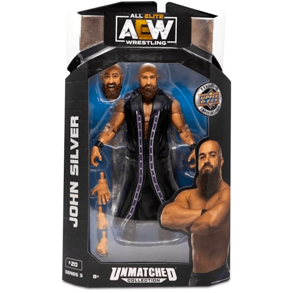 All Elite Wrestling AEW Figure- Unmatched Collection- Series 3- John Silver 191726415381